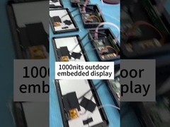 جهاز لمسة مضمن للماء ذو سطوع عال 1000 نيتس 7 بوصة 16:9