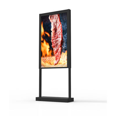 شراء 55' Ultra Bright LCD Double-sided Digital Signage Display 10 نقاط لمسة سعة online manufacture