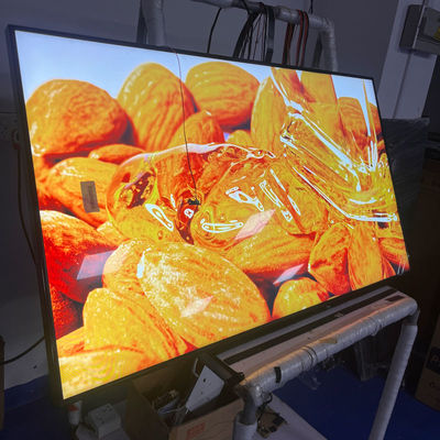 شراء 55 بوصة الحافة الضيقة للغاية مجموعة شاشة LCD عالية السطوع 2500cd / m2 مع مصدر الطاقة مجموعة مدفع إشارة HDMI مخصصة online manufacture