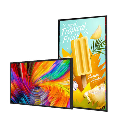 شراء شاشة إعلانات خارجية LCD مقاومة للماء بمعيار IP67 مقاس 55 بوصة بسطوع عالٍ يبلغ 4000 شمعة للافتات الرقمية التصنيع عبر الإنترنت