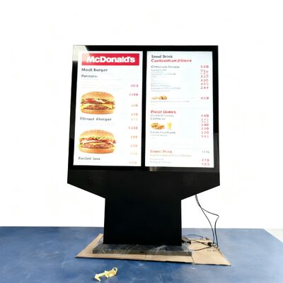 شراء 55 بوصة إشارة رقمية في الهواء الطلق مع 3000-4000 نيتس الوضوح Adobe RGB 98% اللون و IP65 كيوسك الإعلانية المقاومة للماء التصنيع عبر الإنترنت