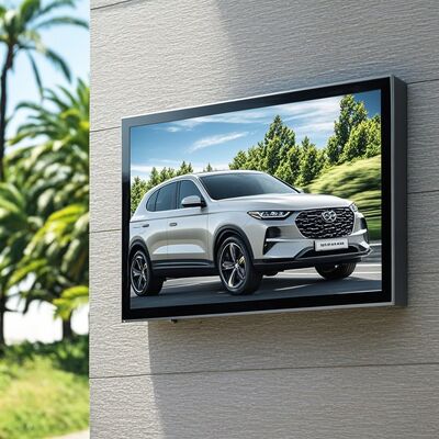 شراء 55 بوصة تكنولوجيا التصفيف الكاملة آلة إعلانات LCD في الهواء الطلق مع 4000Nits الوضوح و IP67 العلامات الرقمية المقاومة للماء التصنيع عبر الإنترنت