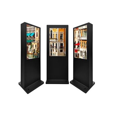 43 بوصة IP55 تصنيف الإشارات الرقمية الخارجية مع كيوسك LCD لمسة سعة للإعلانات